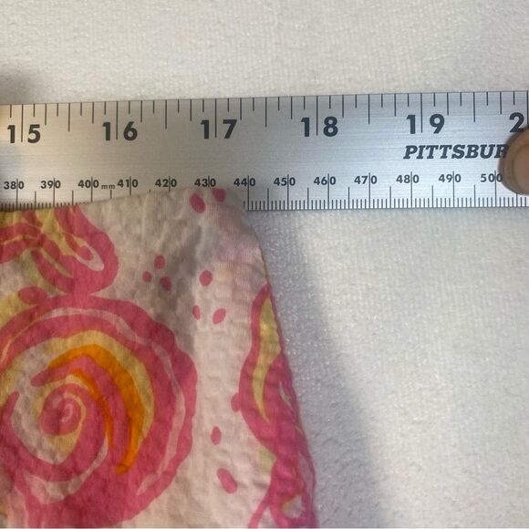 Lilly Pulitzer Tiered Scalloped Edge Conched Out Mini Skirt Size 12 - Picture 10 of 12